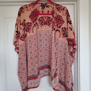 Angie Brand Pink Floral Kimono